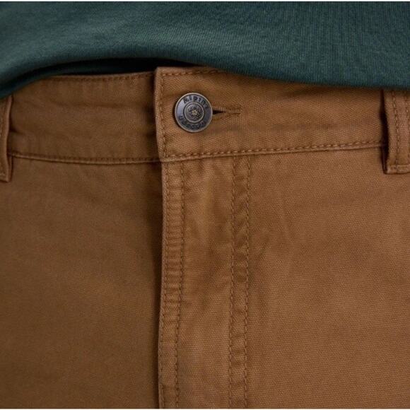 Alpine Design Utility Pants Mens 34 X 30 Brown Khaki 100% ORGANIC Cotton Relaxed - Picture 4 of 13